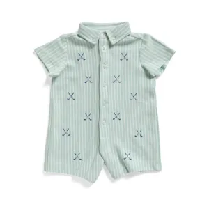 Green Golf Polo Romper