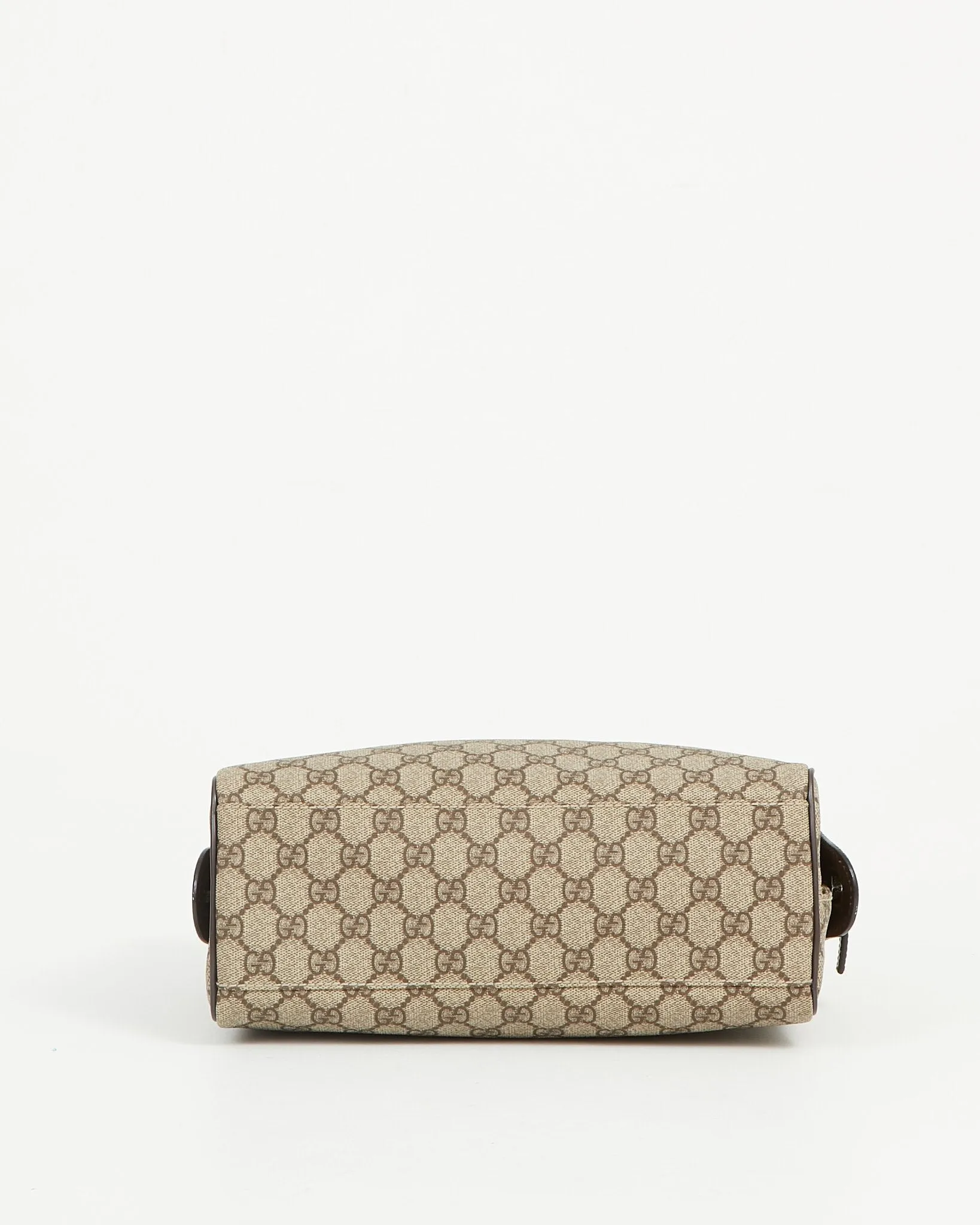 Gucci Brown GG Supreme Coated Canvas Toiletry Pouch