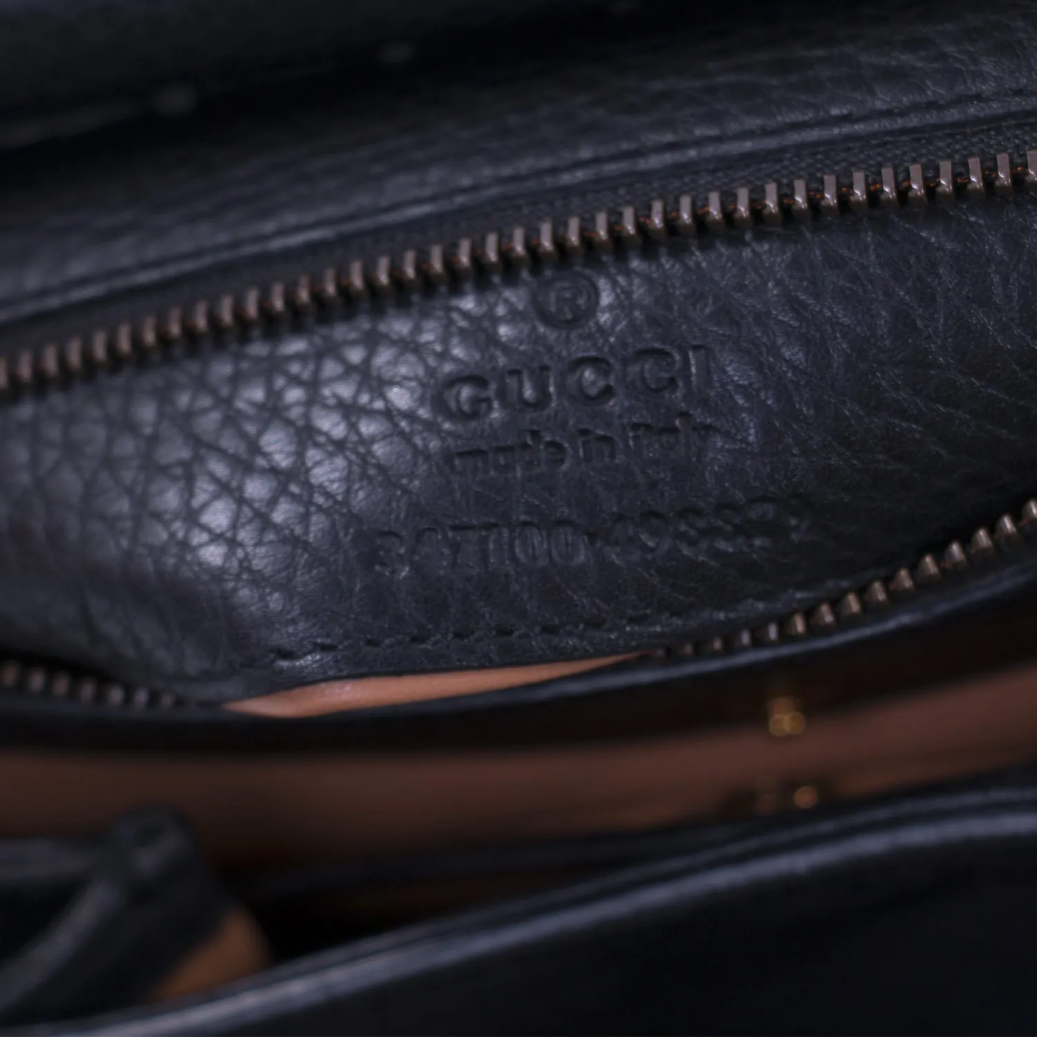 Gucci Nouveau Black Fringe Suede Bag