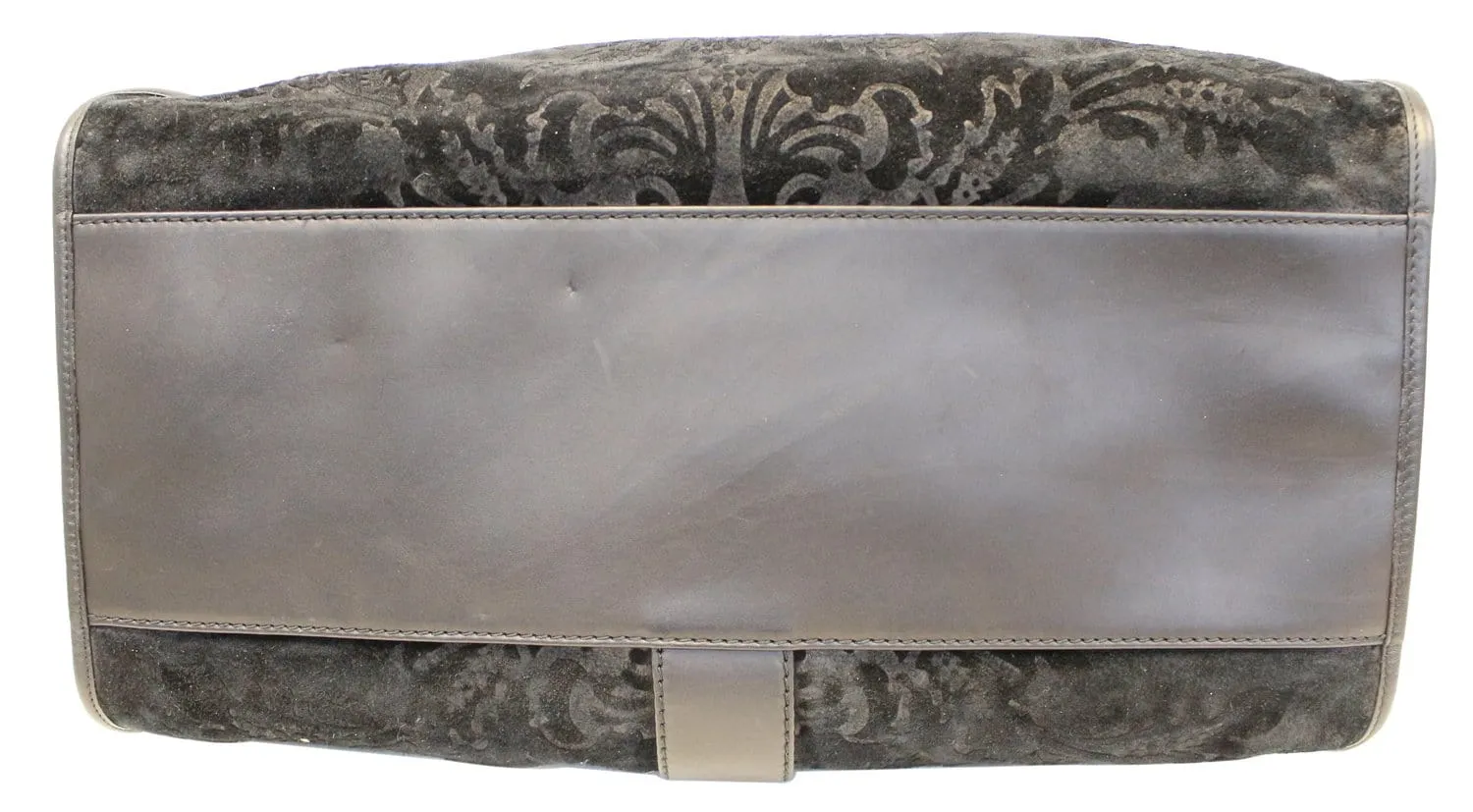 GUCCI Soft Stirrup Nubuck Black Suede Shoulder Bag - Sale