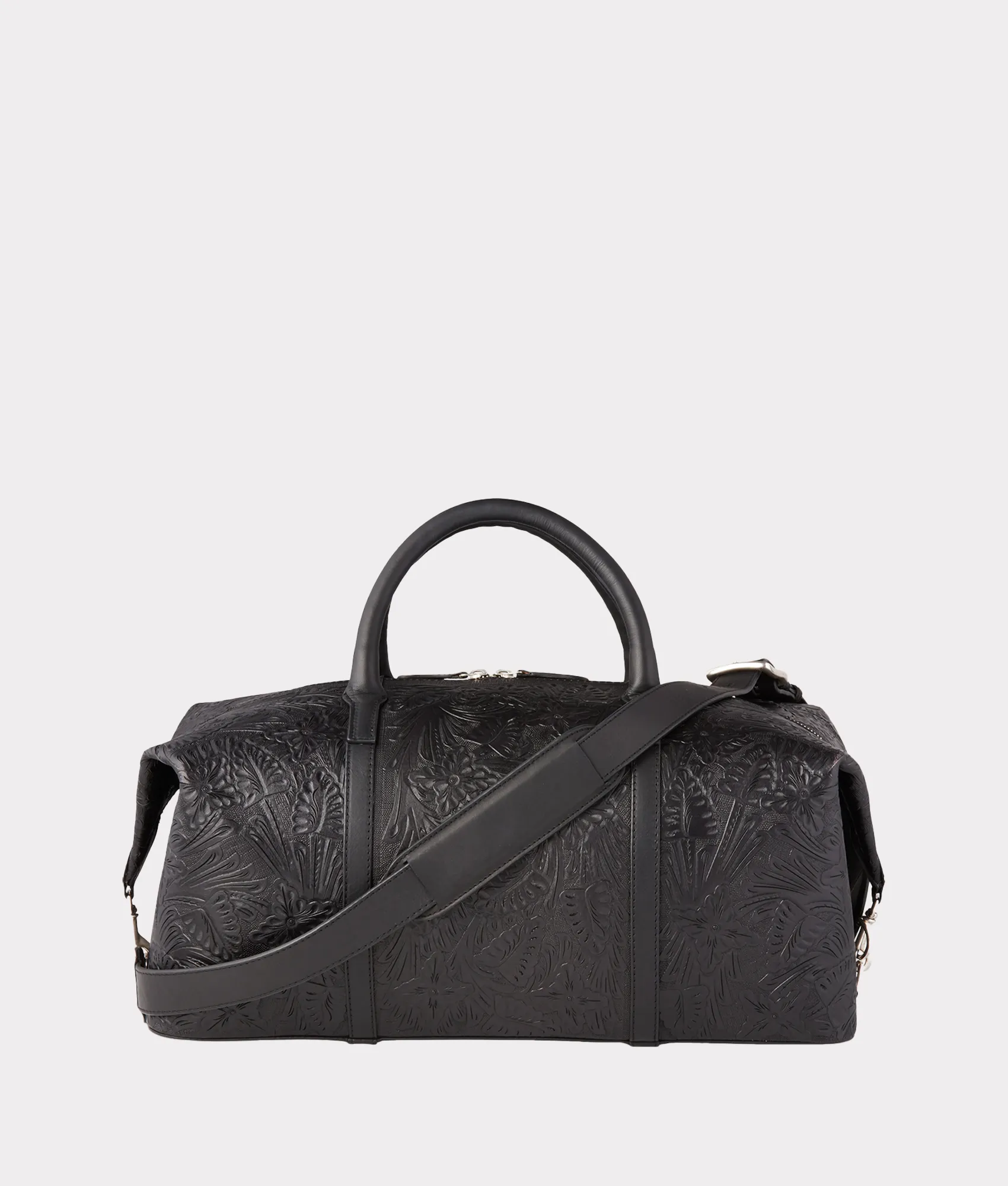 Hand-Tooled Duffle :: Black