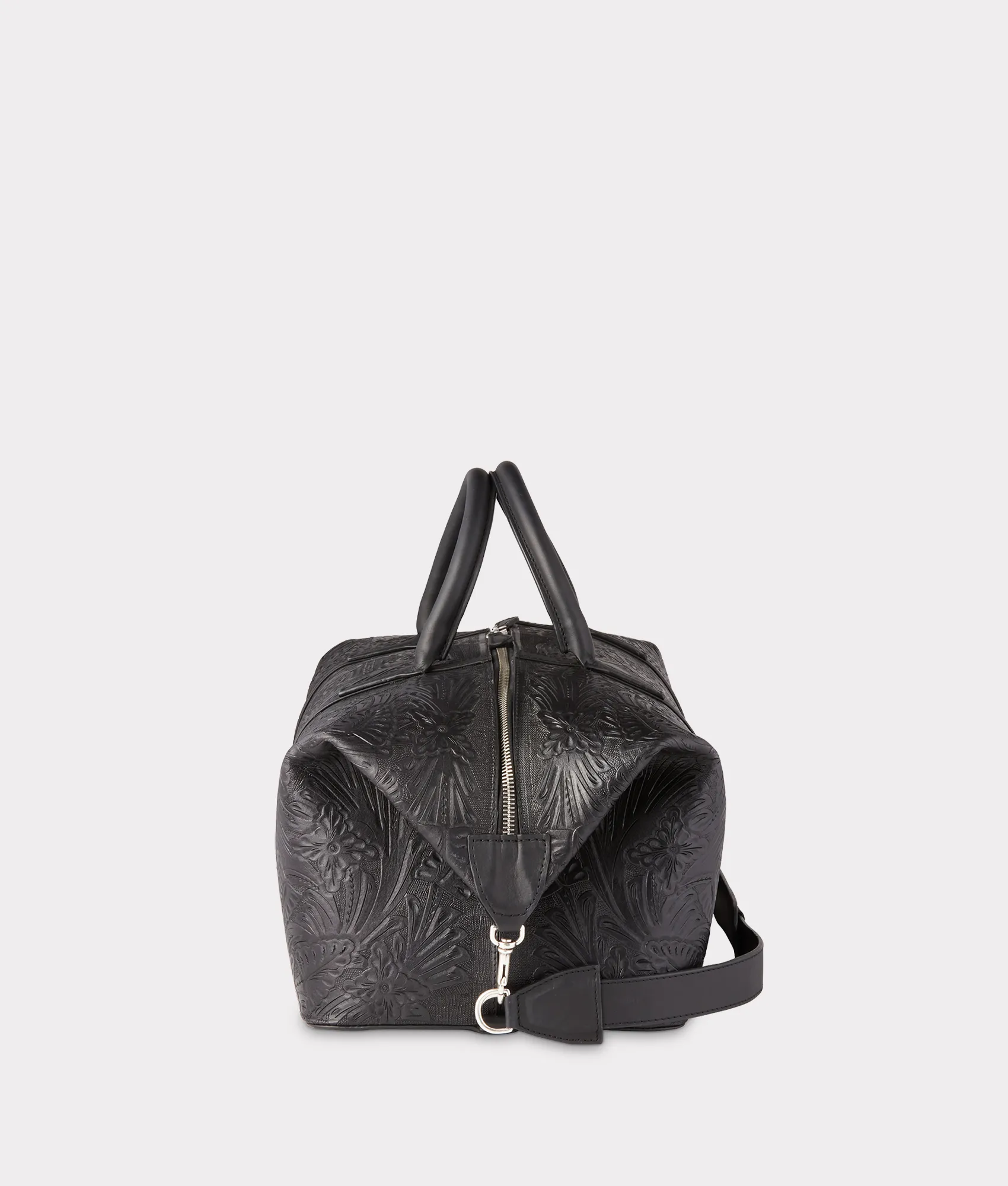 Hand-Tooled Duffle :: Black