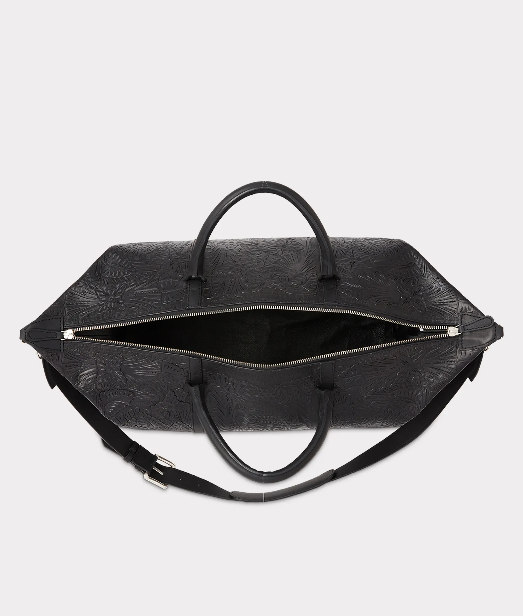 Hand-Tooled Duffle :: Black