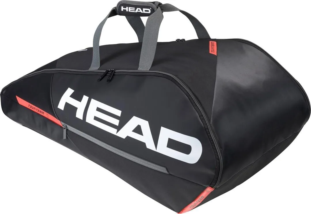 HEAD Tour Team 9R Supercombi 9 Racket Badminton Bag - Black / Orange