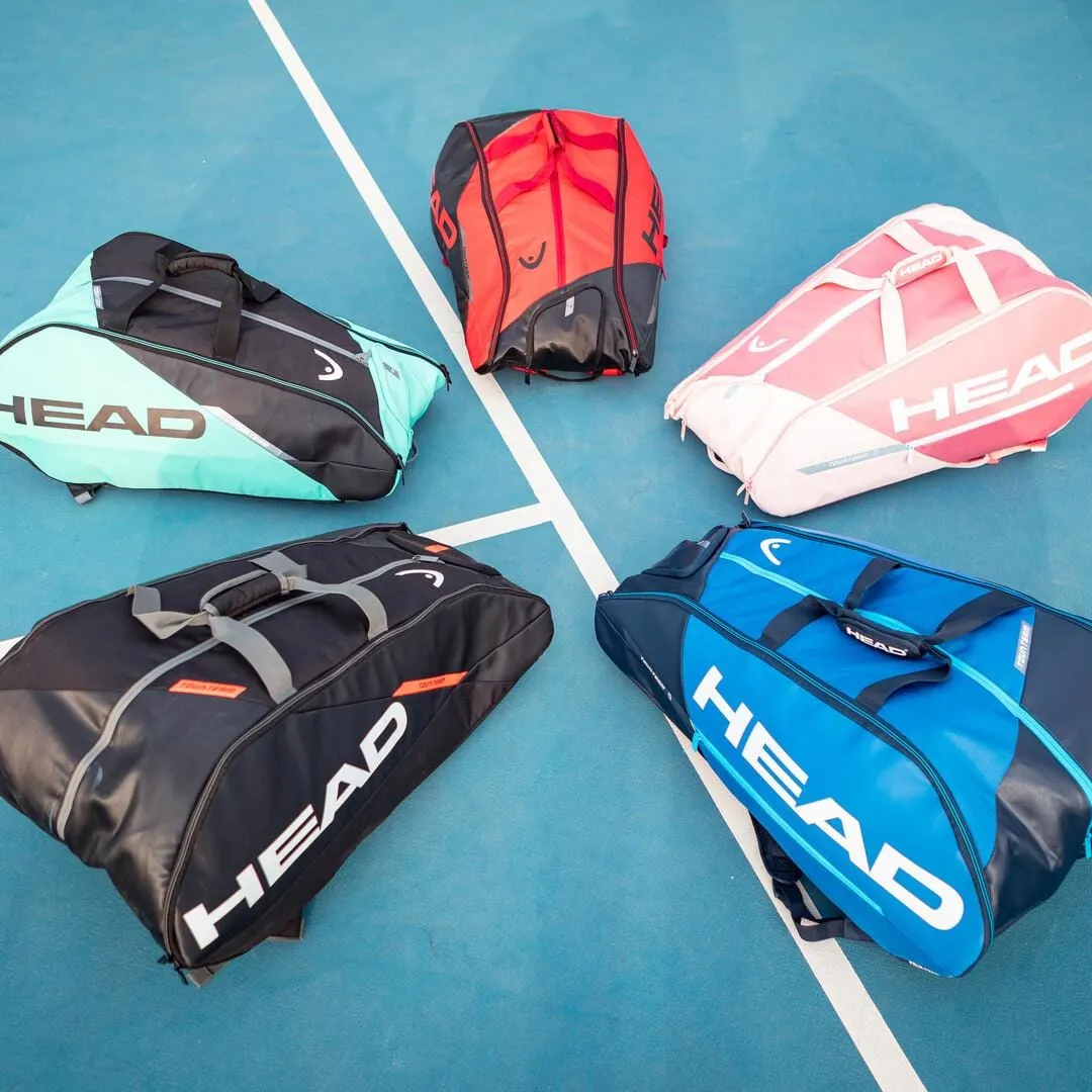 HEAD Tour Team 9R Supercombi 9 Racket Badminton Bag - Black / Orange