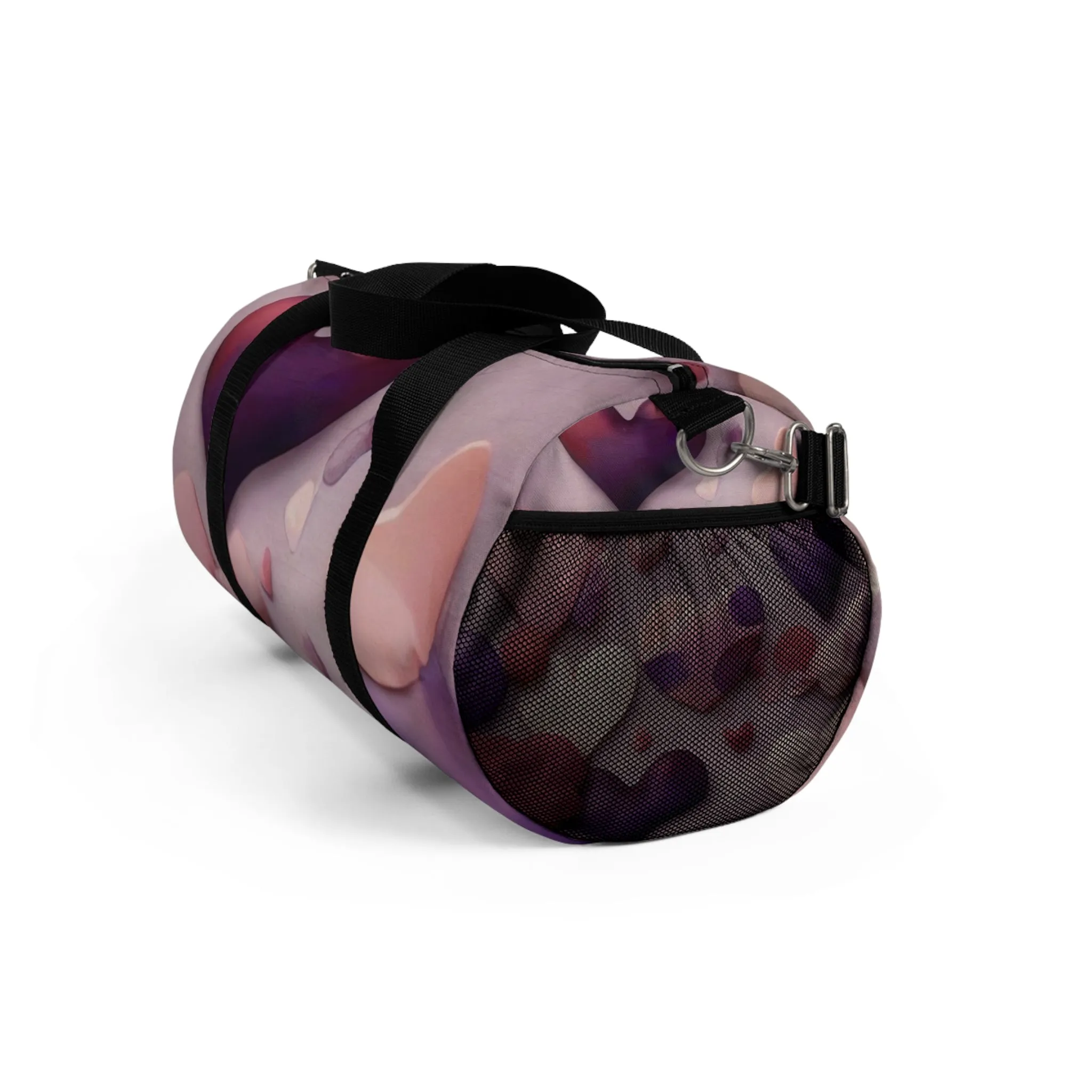 Heart Pattern Duffle Bag - Exclusive At Loot Cascade