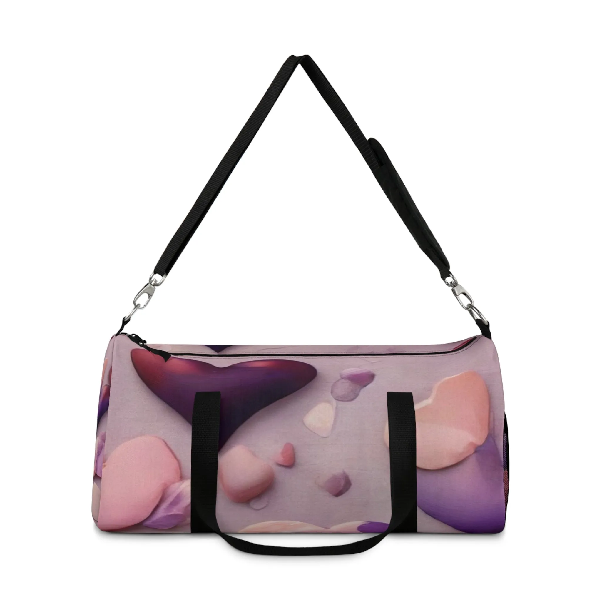 Heart Pattern Duffle Bag - Exclusive At Loot Cascade