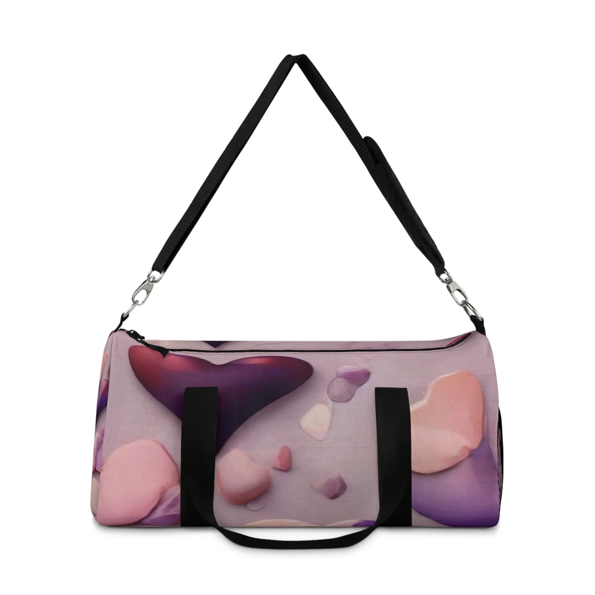 Heart Pattern Duffle Bag - Exclusive At Loot Cascade