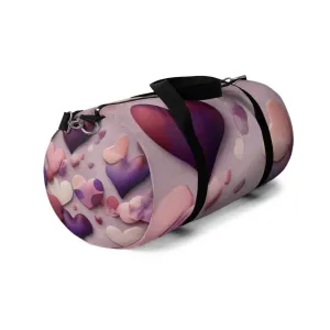 Heart Pattern Duffle Bag - Exclusive At Loot Cascade