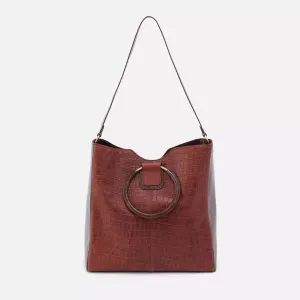 Heidi Tote- Brandy Croc