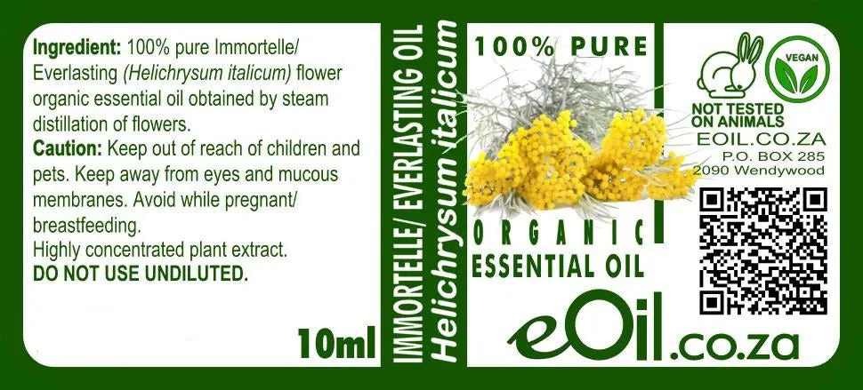 Helichrysum Italicum organic essential oil