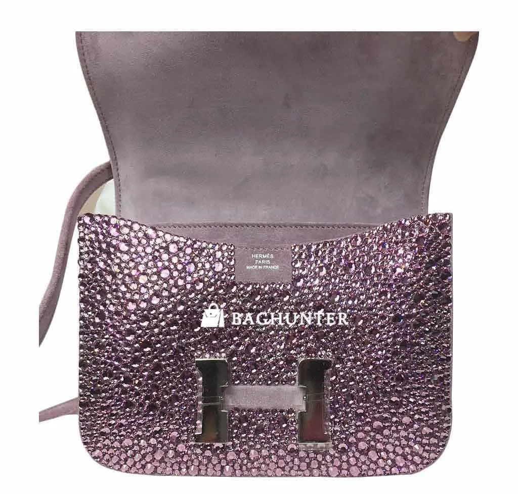 Hermès Constance Mini Bag Swarovski Crystals