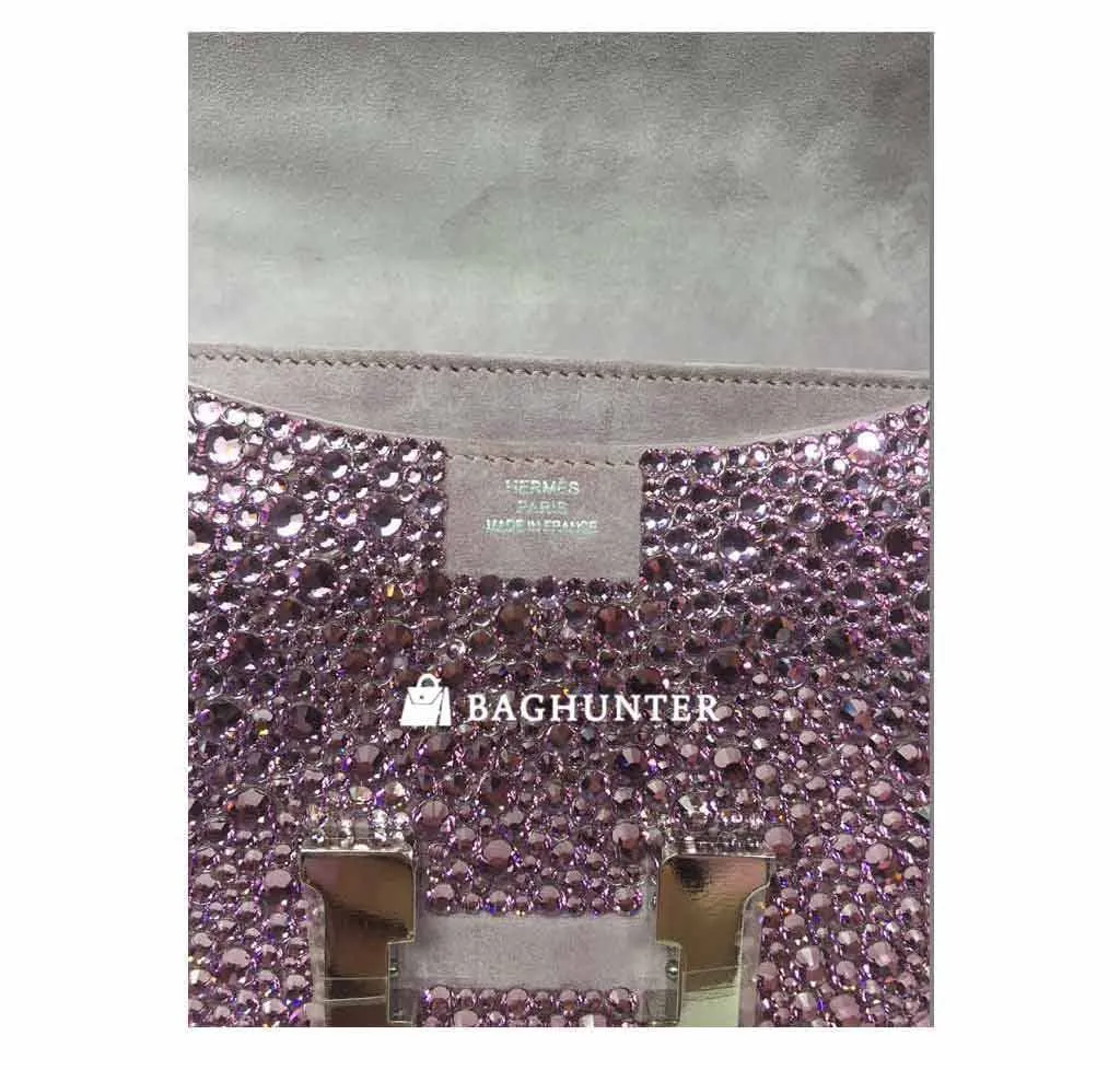 Hermès Constance Mini Bag Swarovski Crystals