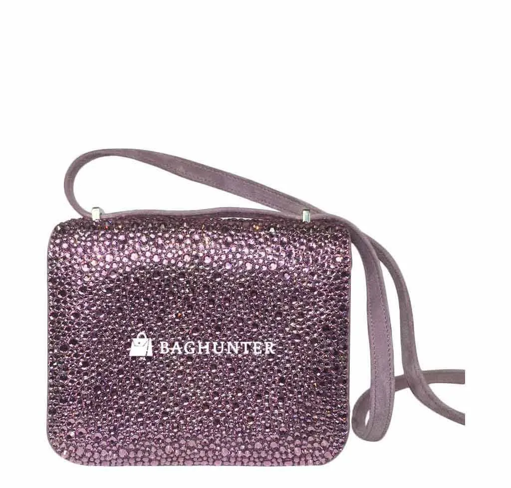 Hermès Constance Mini Bag Swarovski Crystals