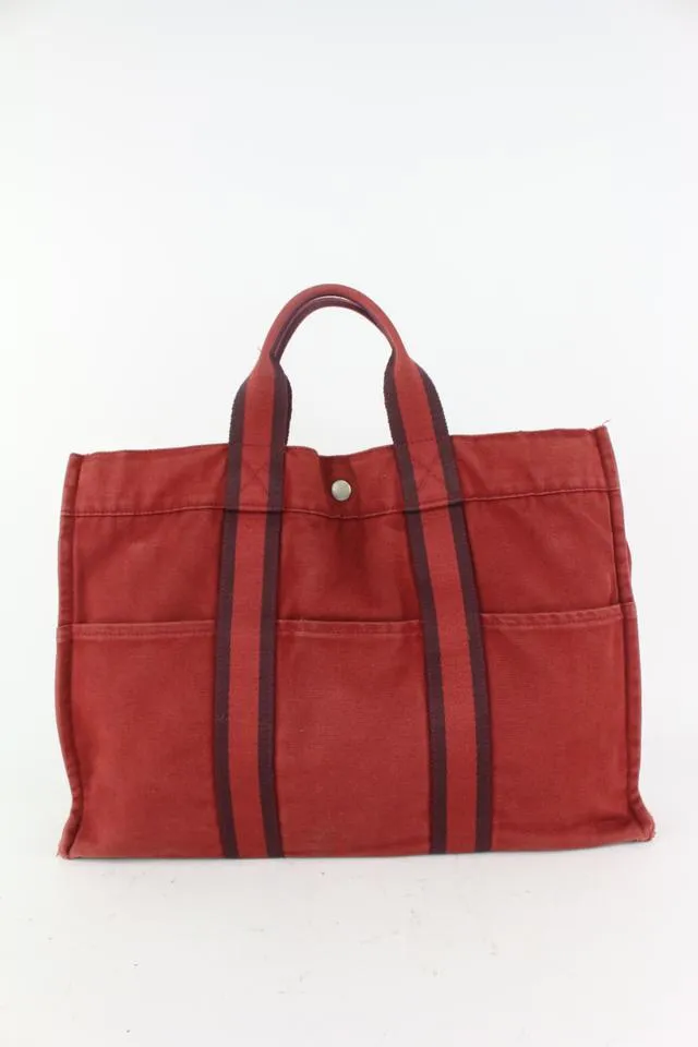 Hermès Red Foure Tout GM Tote bag 11her104