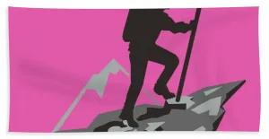 Hiker Heaven On Earth - Bath Towel