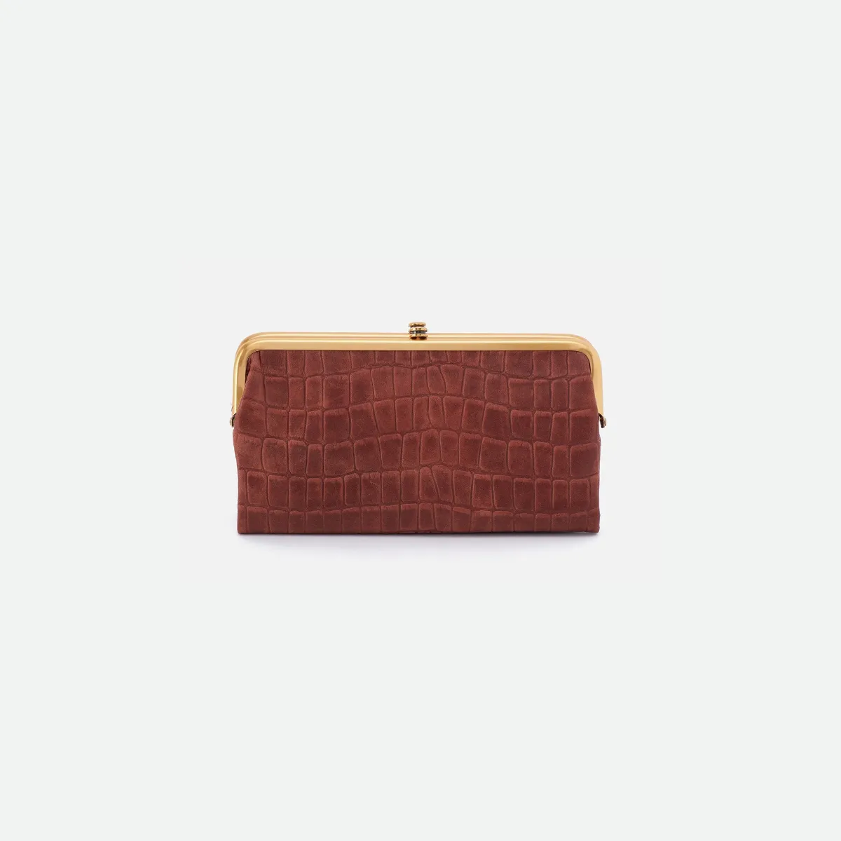 Hobo Bags Lauren Wallet - Brandy Croco