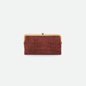 Hobo Bags Lauren Wallet - Brandy Croco