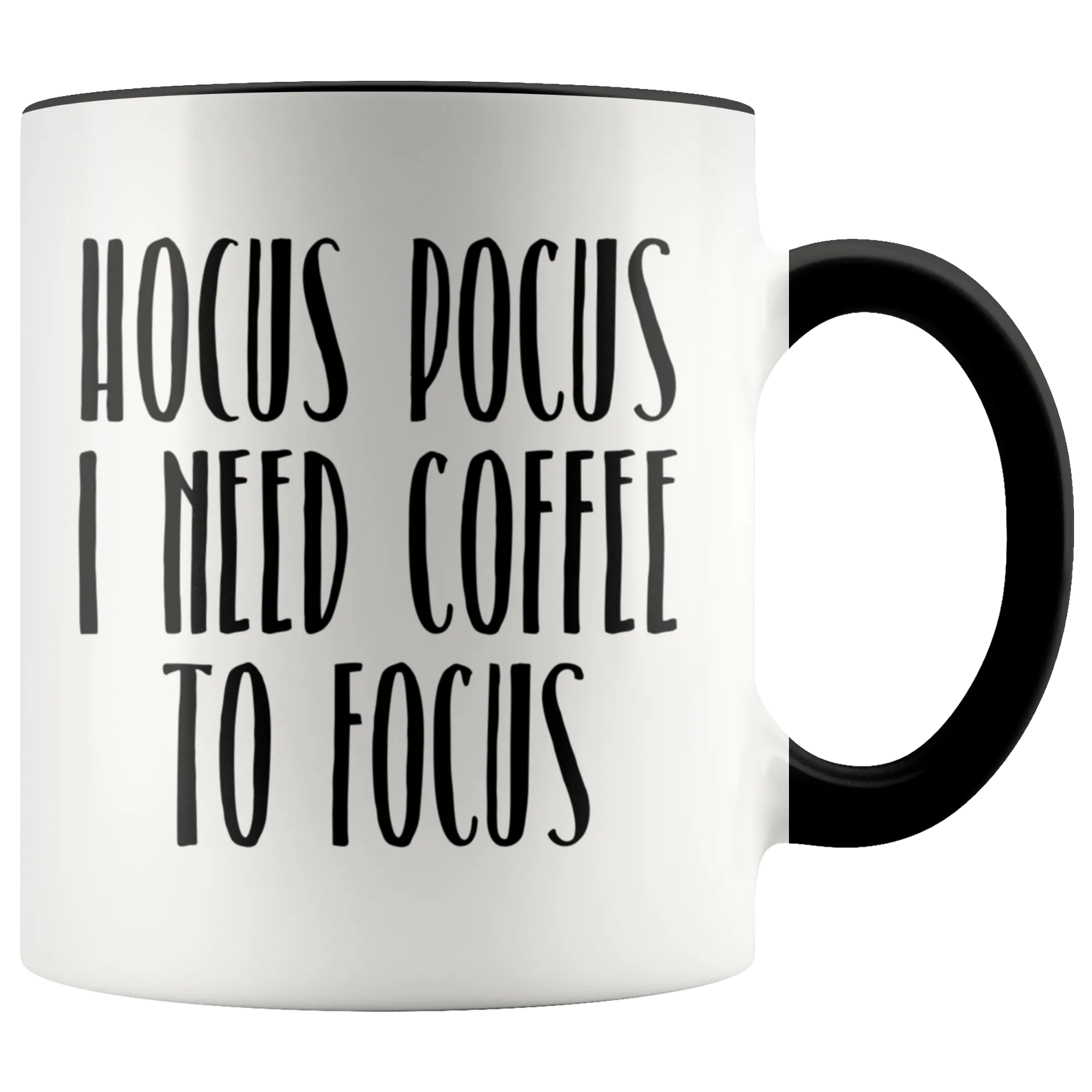 Hocus Pocus Mug Hocus Pocus I Need Coffee to Focus Coffee Cup Cute Fall Mugs Autumn Gift Idea Halloween