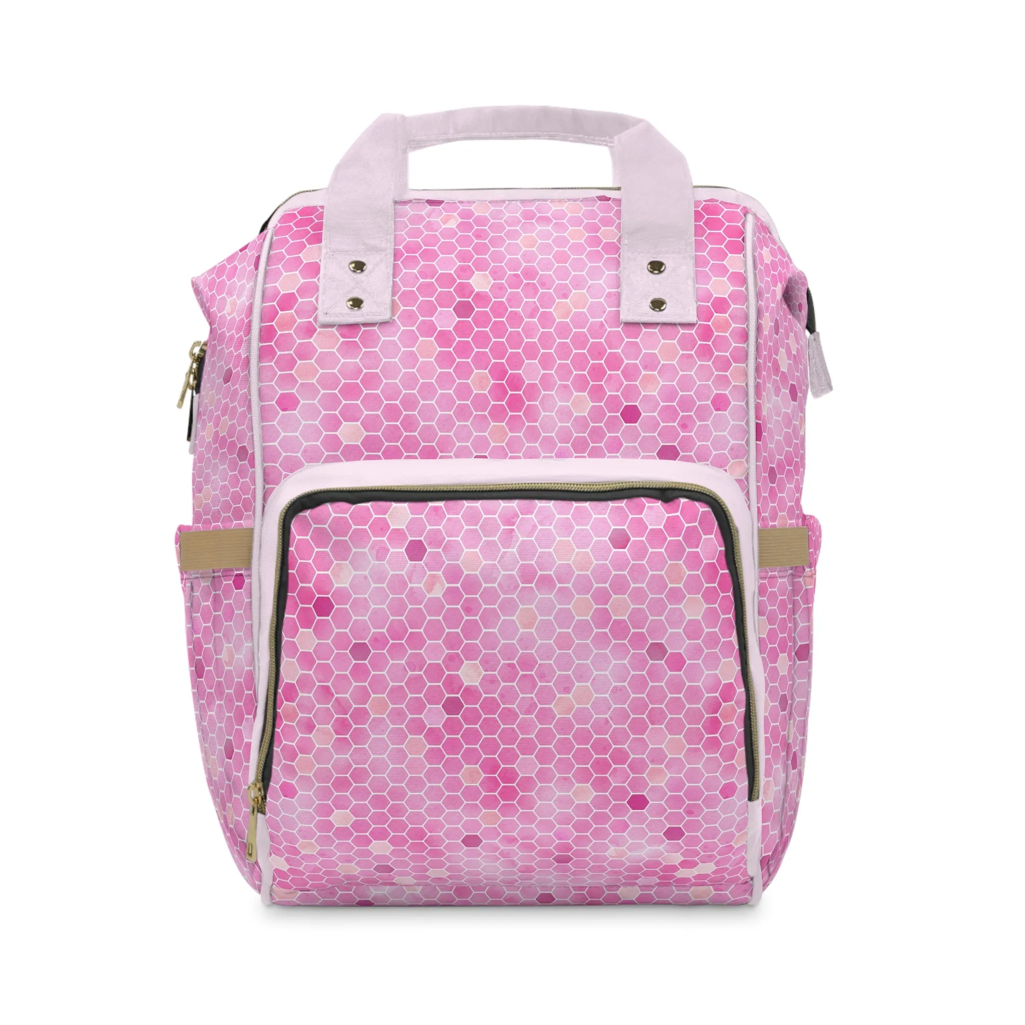 Honey Bee Diaper Backpack - Eco-Friendly & Stylish Baby Bag with Buzzing Bee Motifs, Perfect for Nature-Loving Parents
