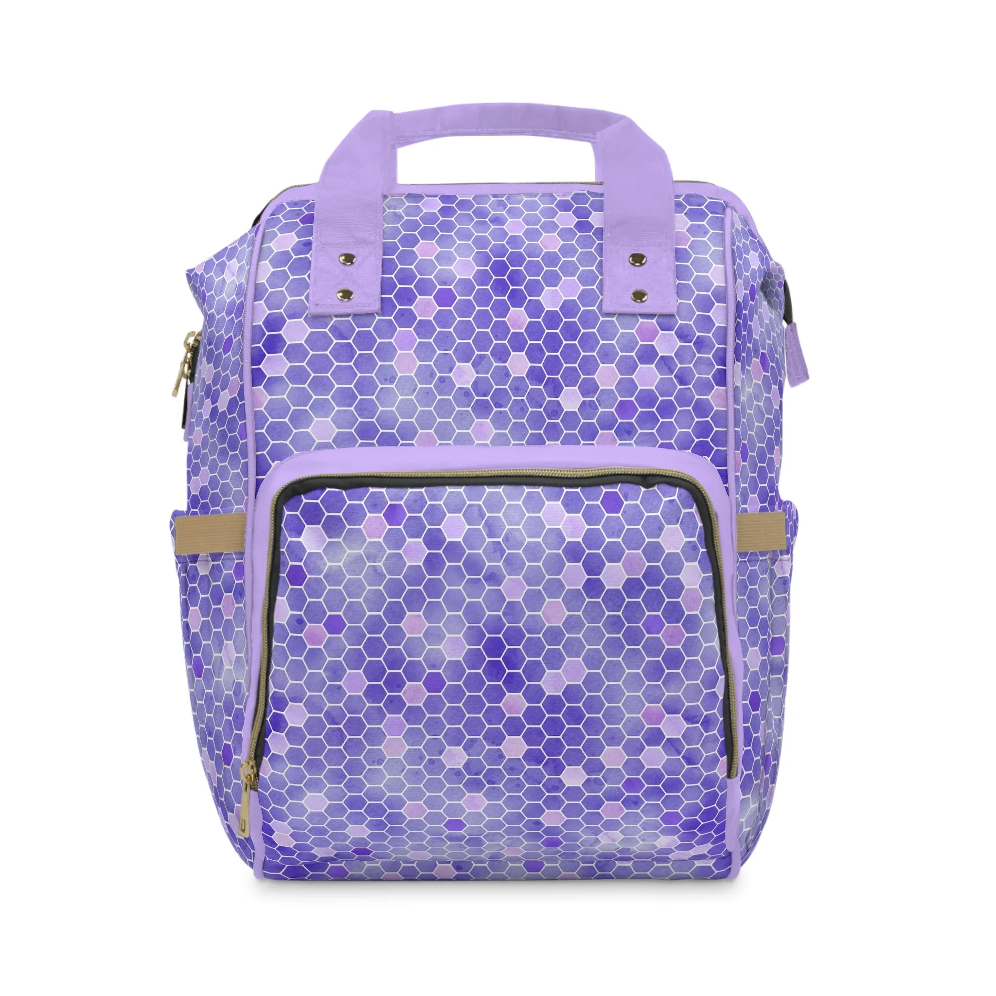 Honey Bee Diaper Backpack - Eco-Friendly & Stylish Baby Bag with Buzzing Bee Motifs, Perfect for Nature-Loving Parents
