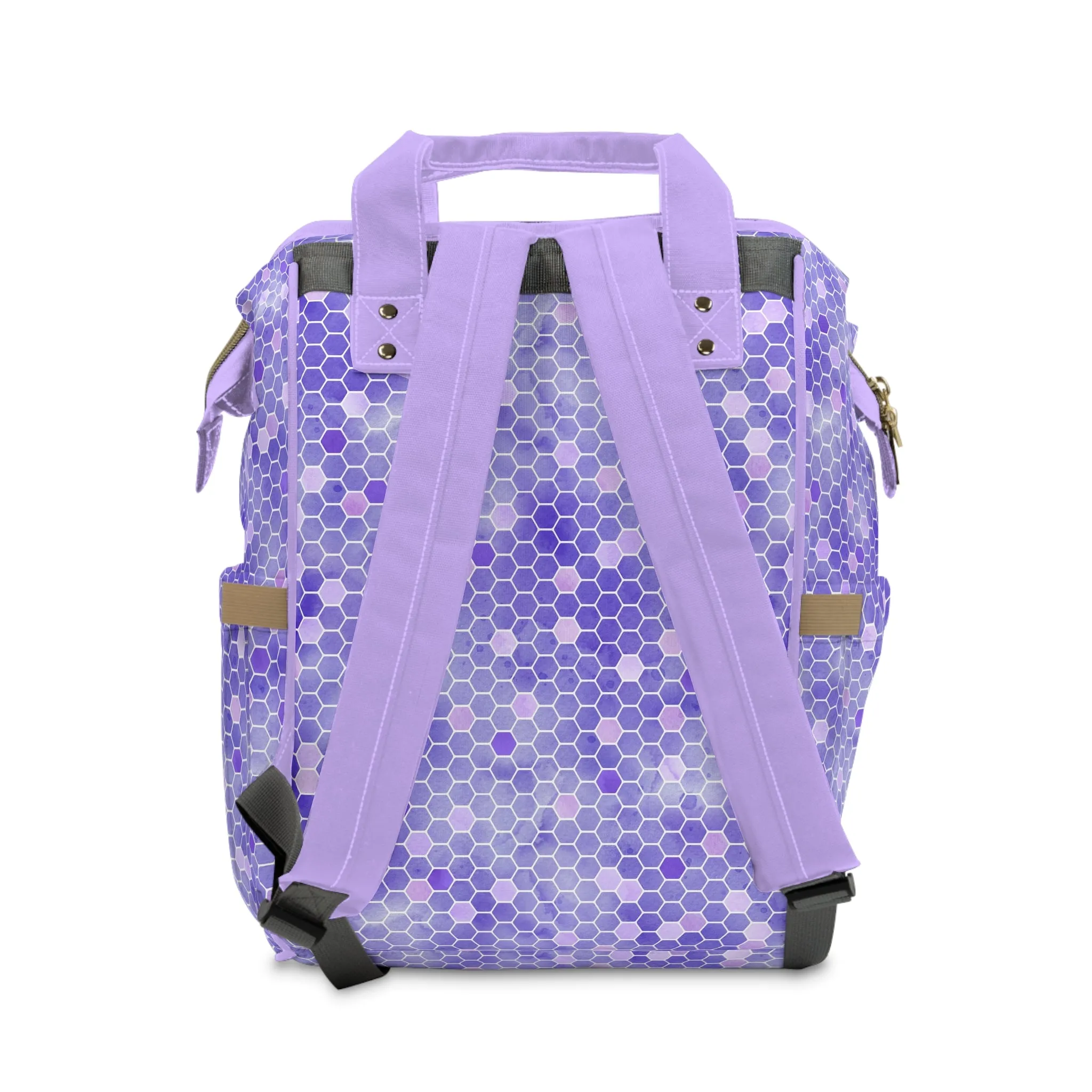 Honey Bee Diaper Backpack - Eco-Friendly & Stylish Baby Bag with Buzzing Bee Motifs, Perfect for Nature-Loving Parents