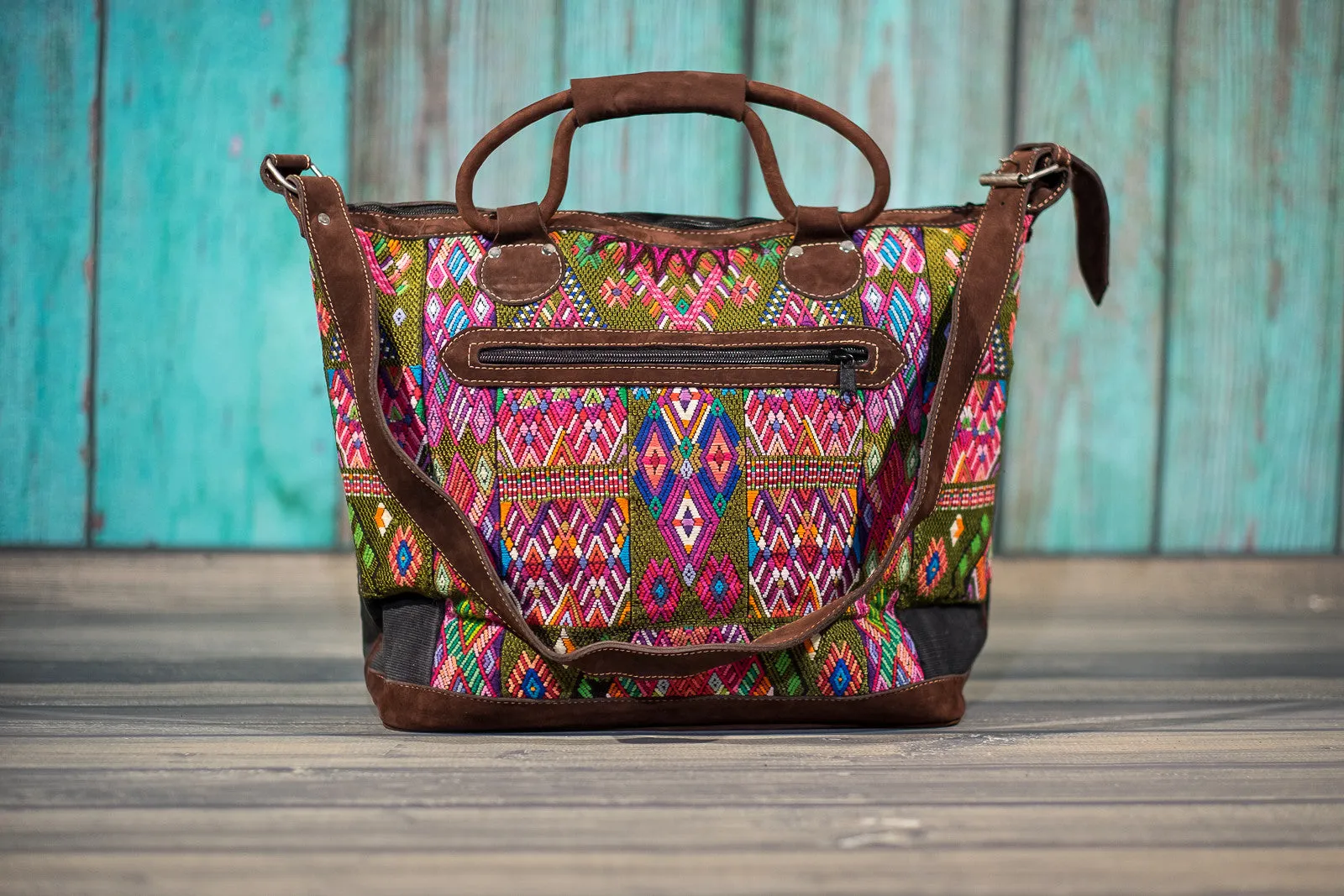 Huipil Overnighter Tote Bag Cross Body Purse Diaper Bag Hannah