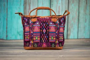 Huipil Overnighter Tote Bag Cross Body Purse Diaper Bag Totem