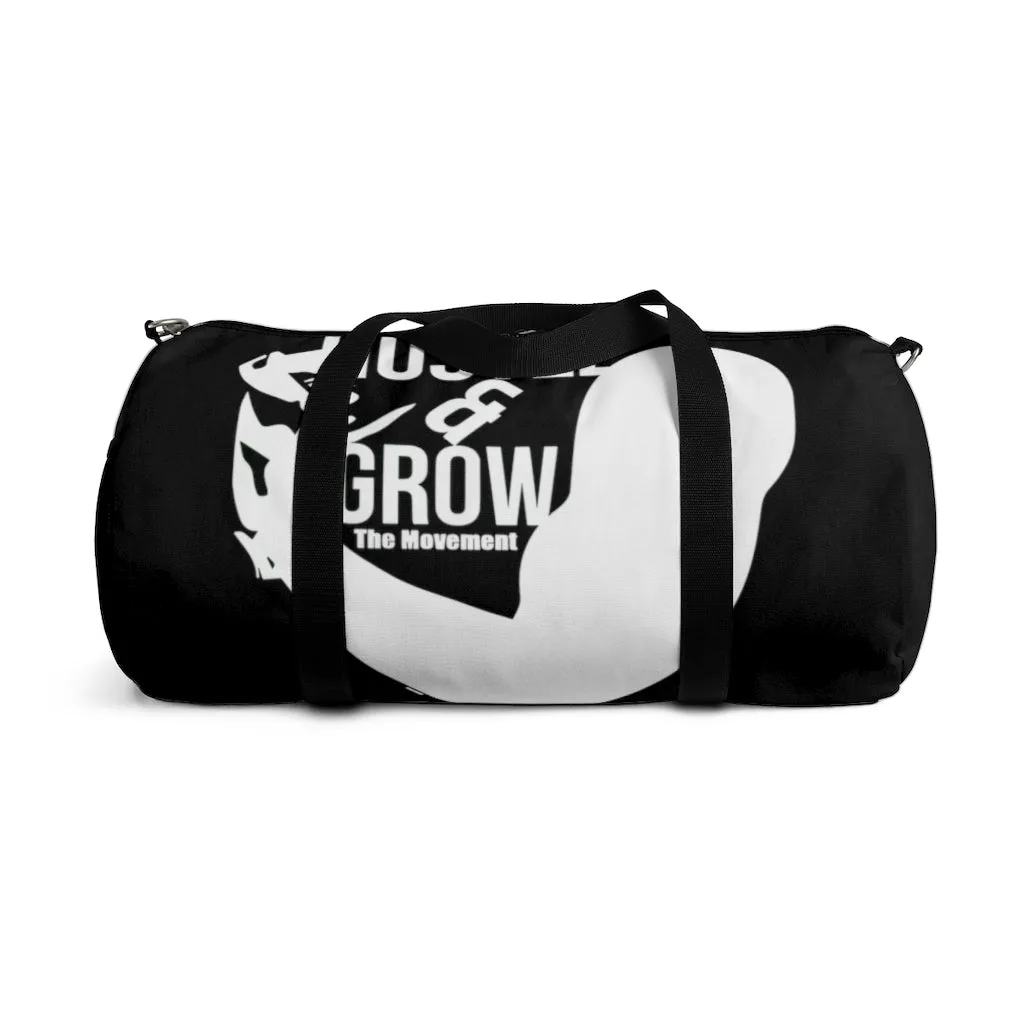 Hustle & Grow Gym Bag (Black/White)
