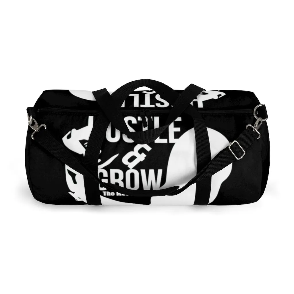 Hustle & Grow Gym Bag (Black/White)
