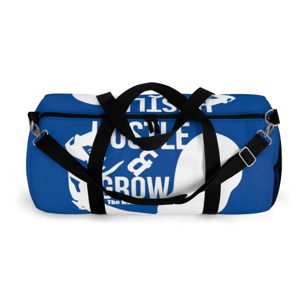 Hustle & Grow Gym Bag (Blue/White)