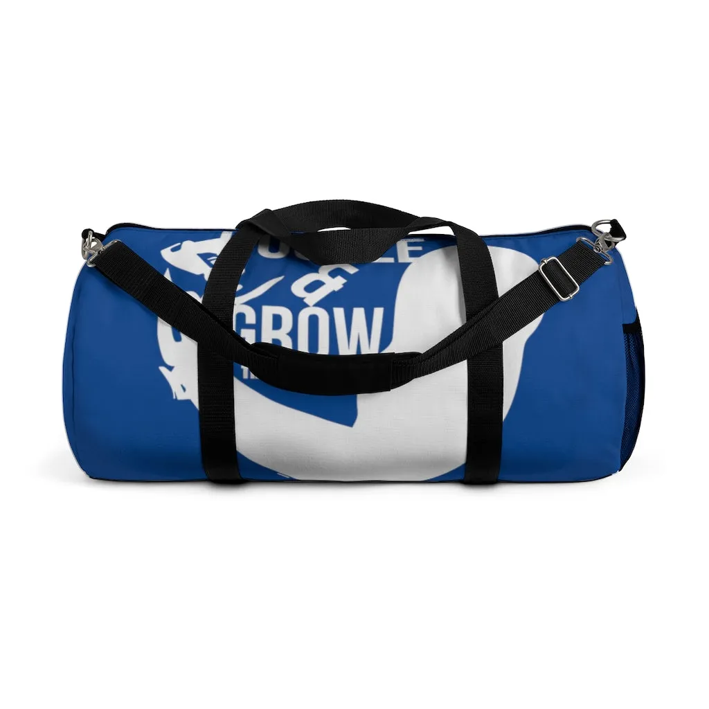 Hustle & Grow Gym Bag (Blue/White)