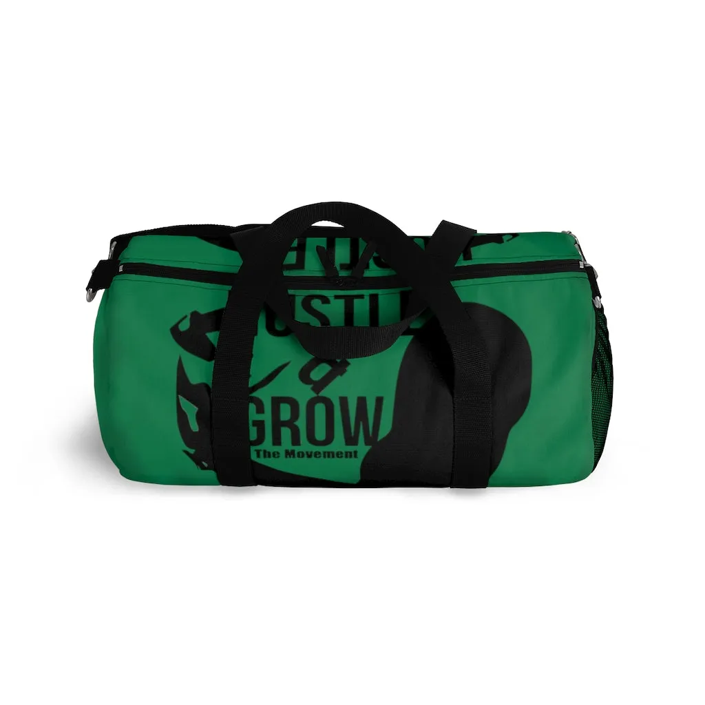 Hustle & Grow Gym Bag (Green/Black)