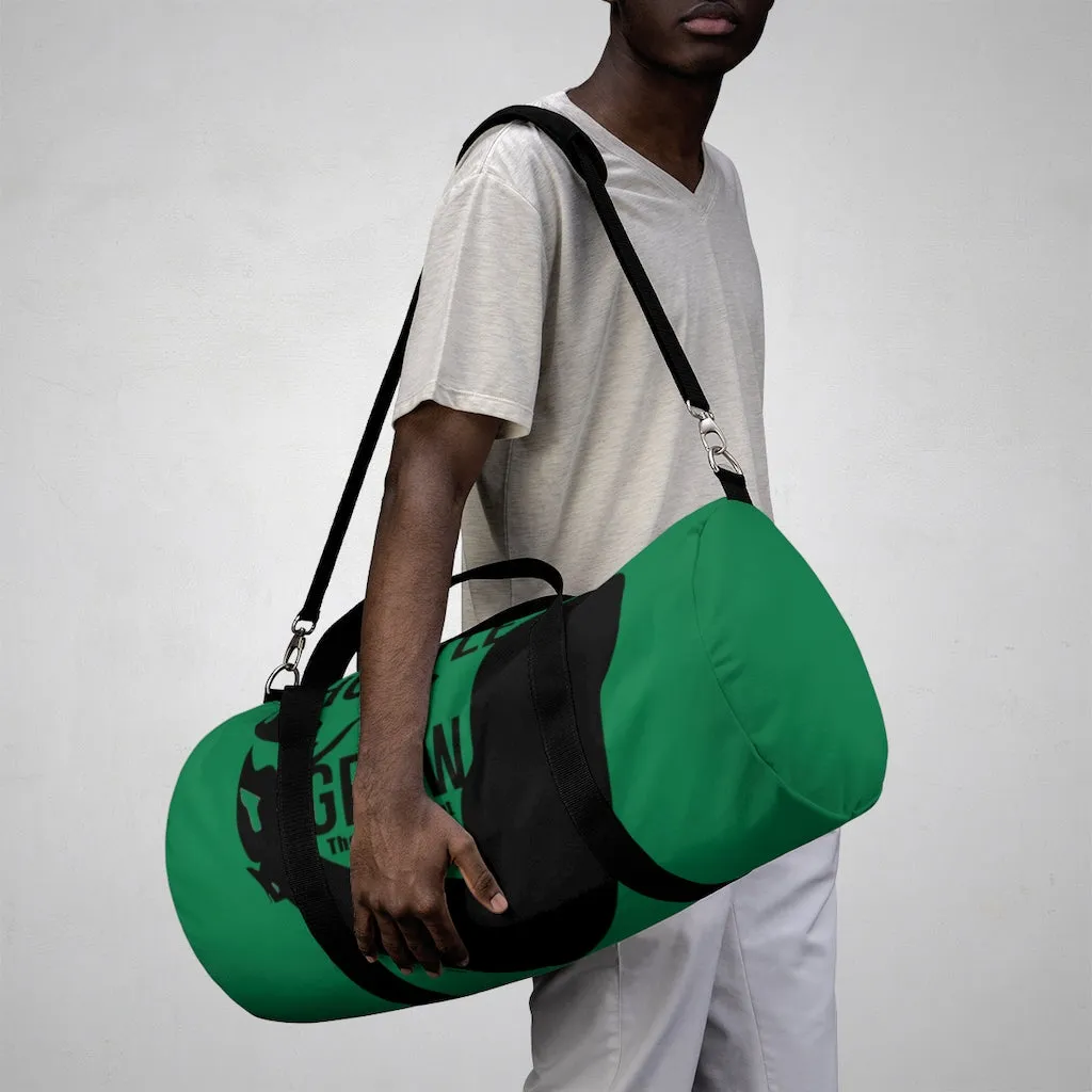 Hustle & Grow Gym Bag (Green/Black)