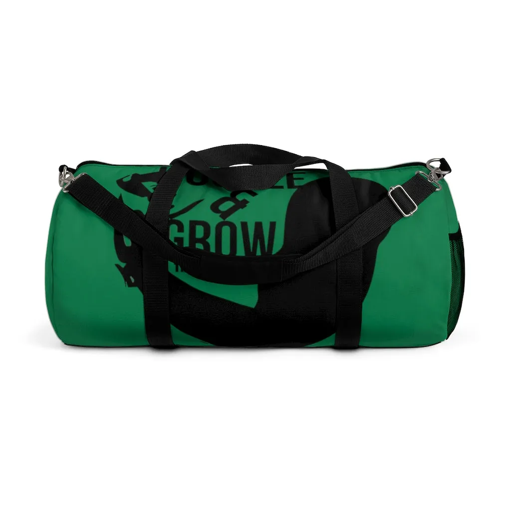 Hustle & Grow Gym Bag (Green/Black)