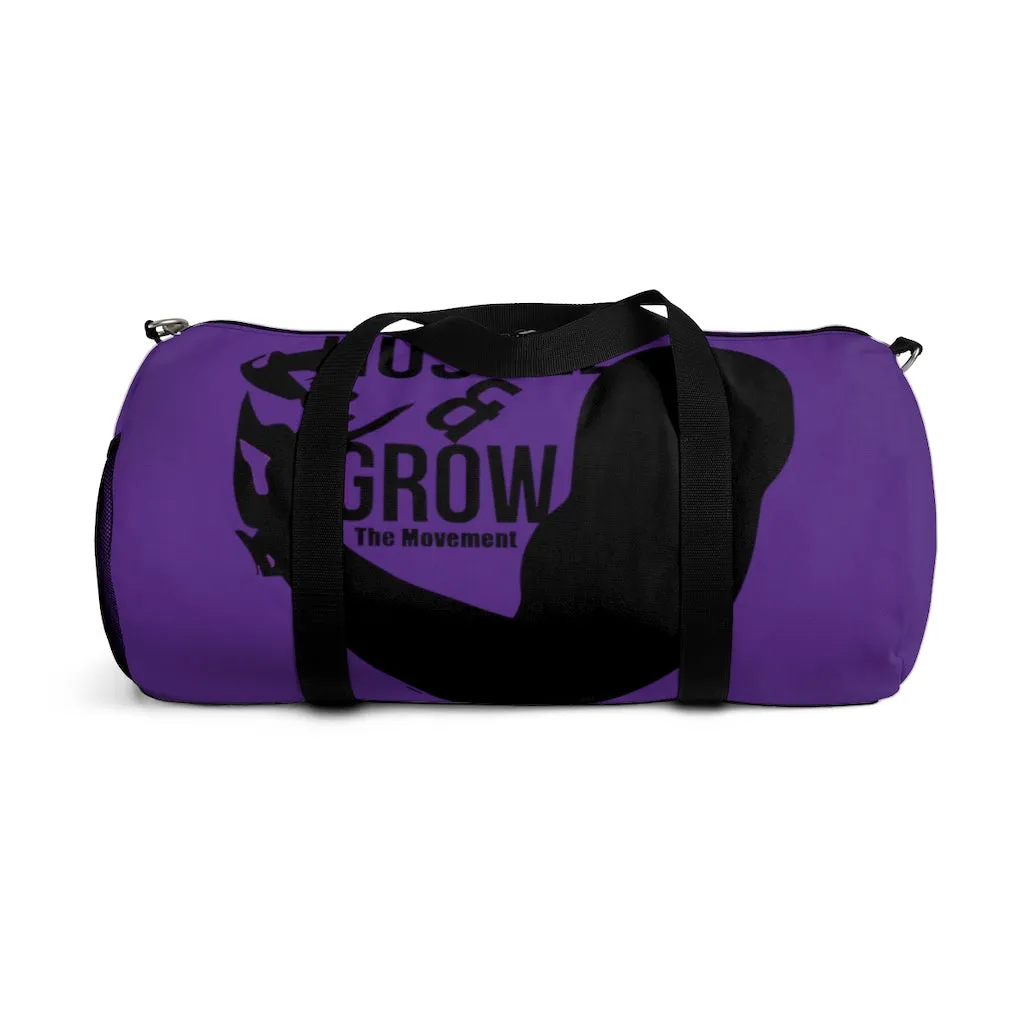 Hustle & Grow Gym Bag (Purple/Black)