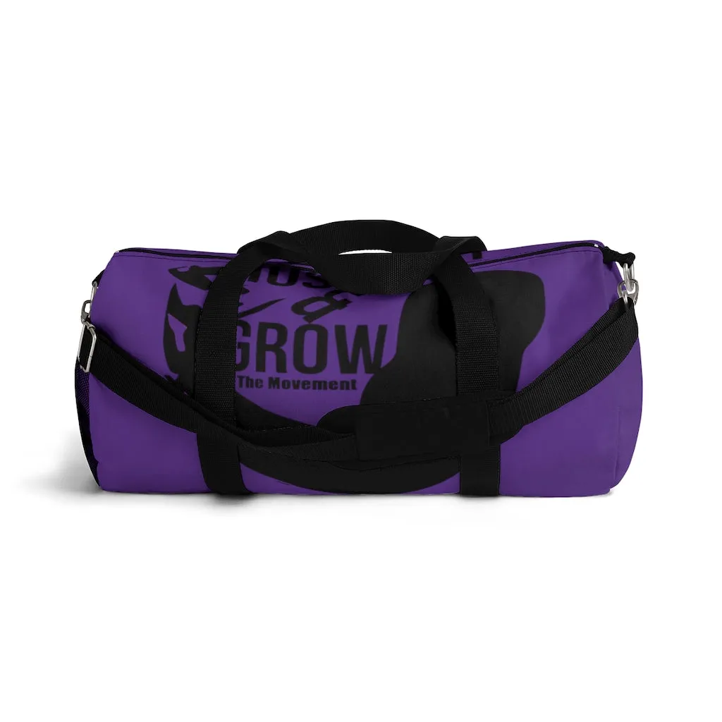 Hustle & Grow Gym Bag (Purple/Black)