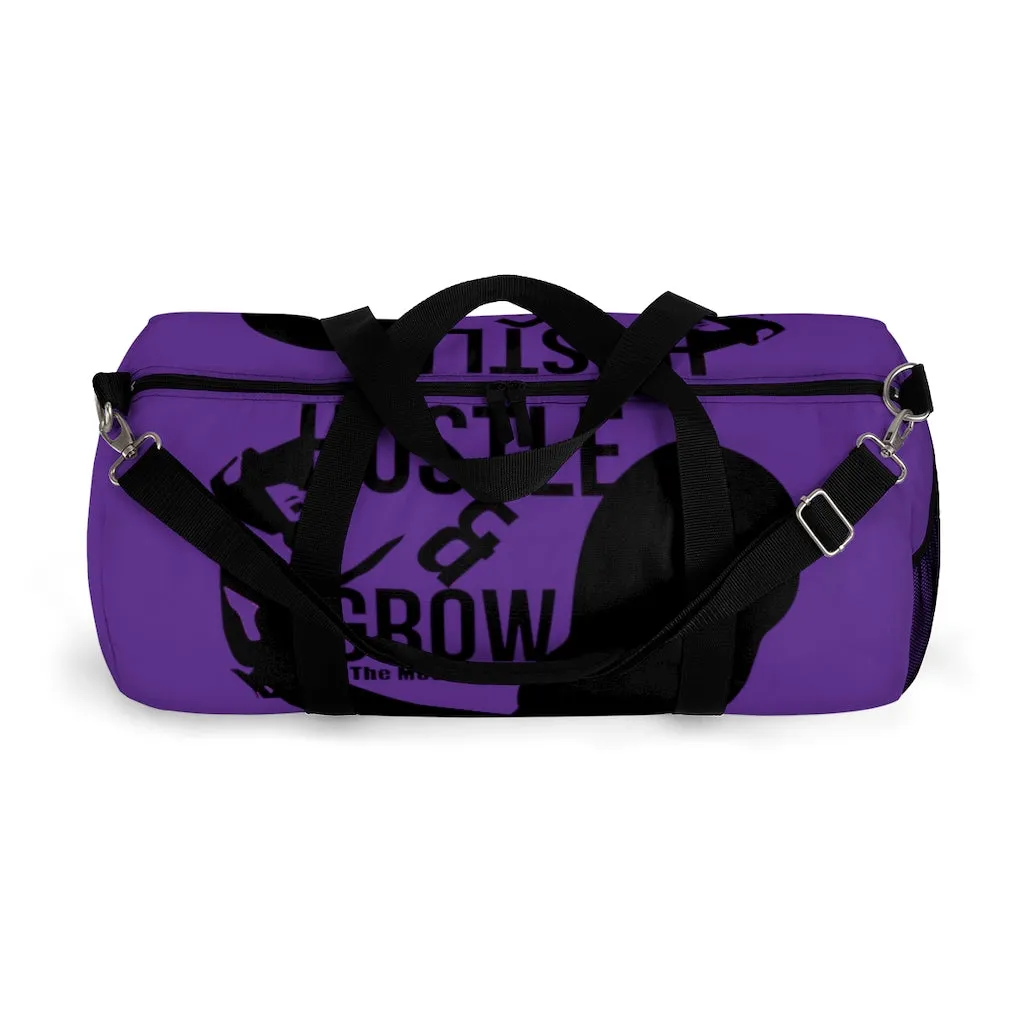 Hustle & Grow Gym Bag (Purple/Black)