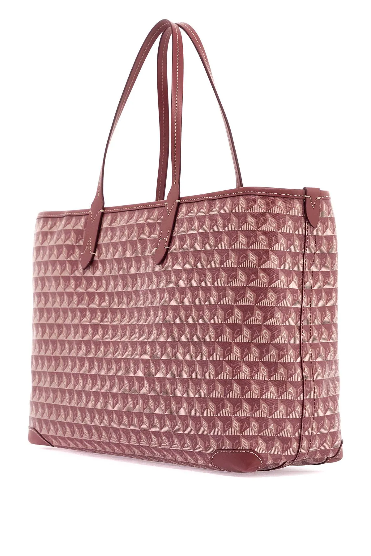 i am a plastic bag zipped motif tote bag