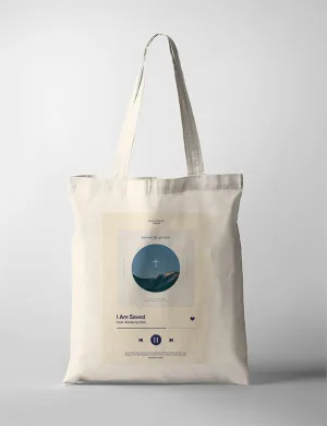I Am Baptised Song Playlist Tote Bag {Customisable}