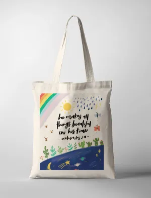 In His Time {Tote Bag}