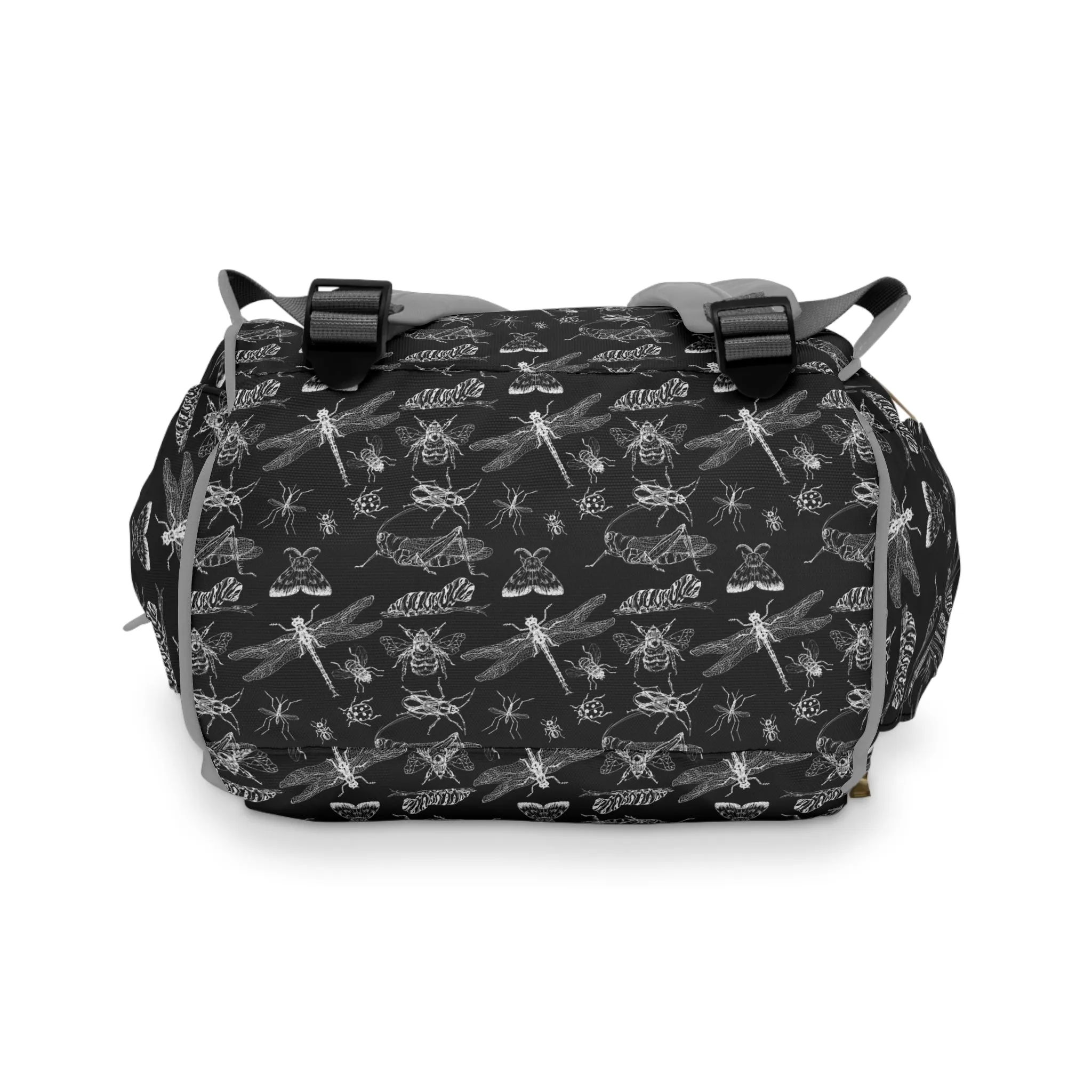 Insect Diaper Backpack - Whimsical Baby Bag with Colorful Insect Patterns, Perfect for Nature-Loving Parents
