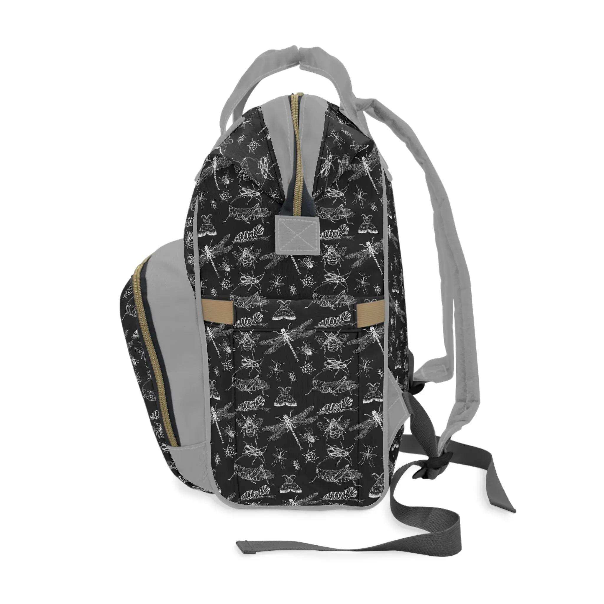 Insect Diaper Backpack - Whimsical Baby Bag with Colorful Insect Patterns, Perfect for Nature-Loving Parents