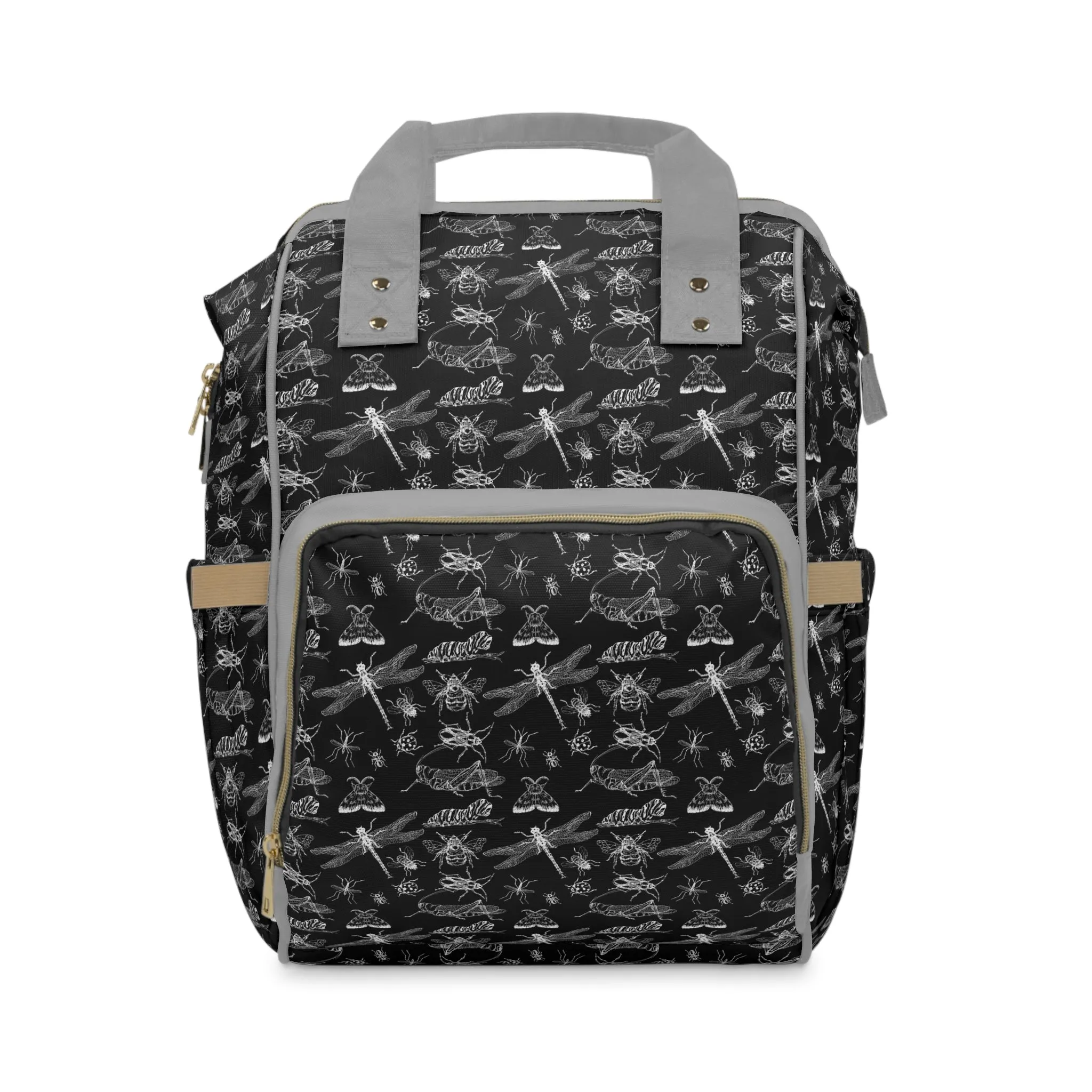 Insect Diaper Backpack - Whimsical Baby Bag with Colorful Insect Patterns, Perfect for Nature-Loving Parents