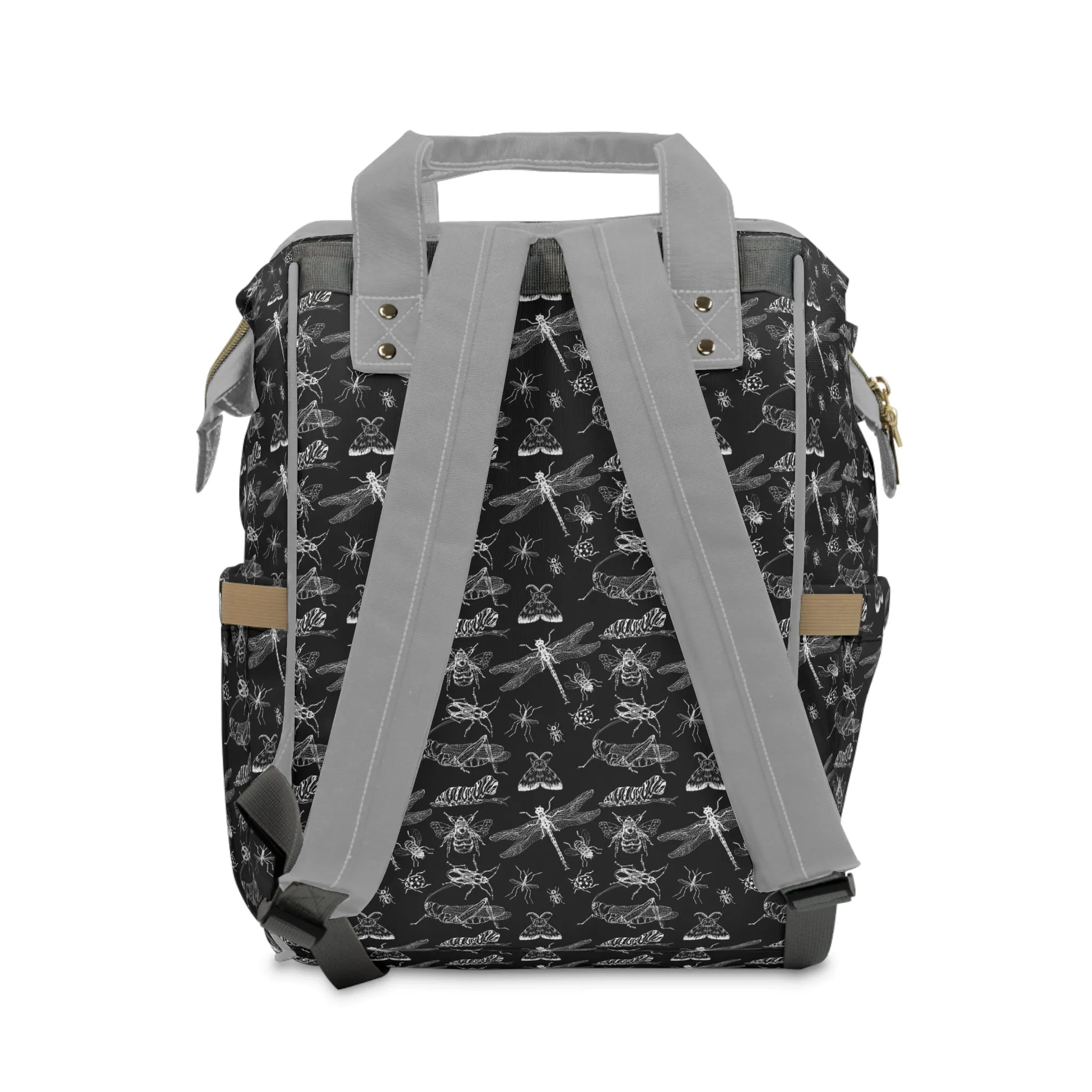 Insect Diaper Backpack - Whimsical Baby Bag with Colorful Insect Patterns, Perfect for Nature-Loving Parents