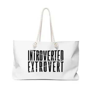 Introverted Extrovert Weekender Bag