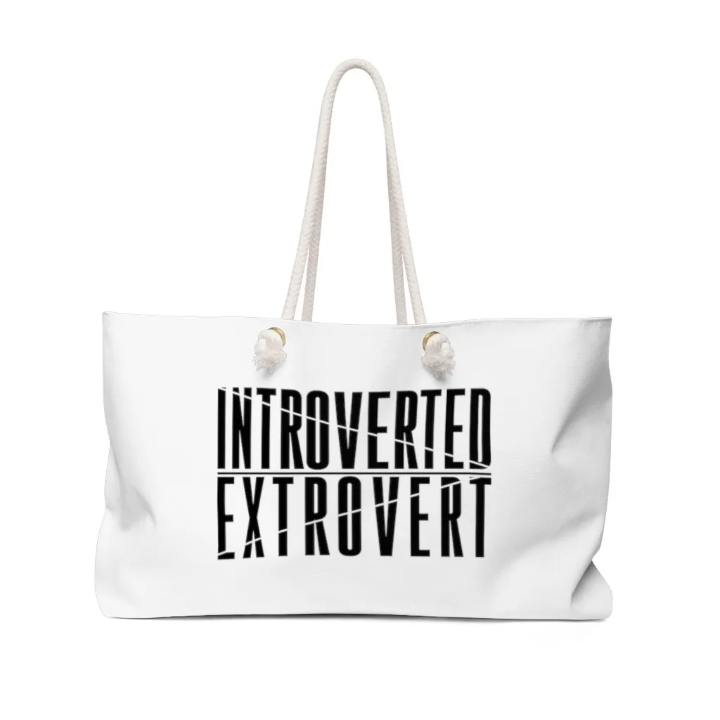 Introverted Extrovert Weekender Bag