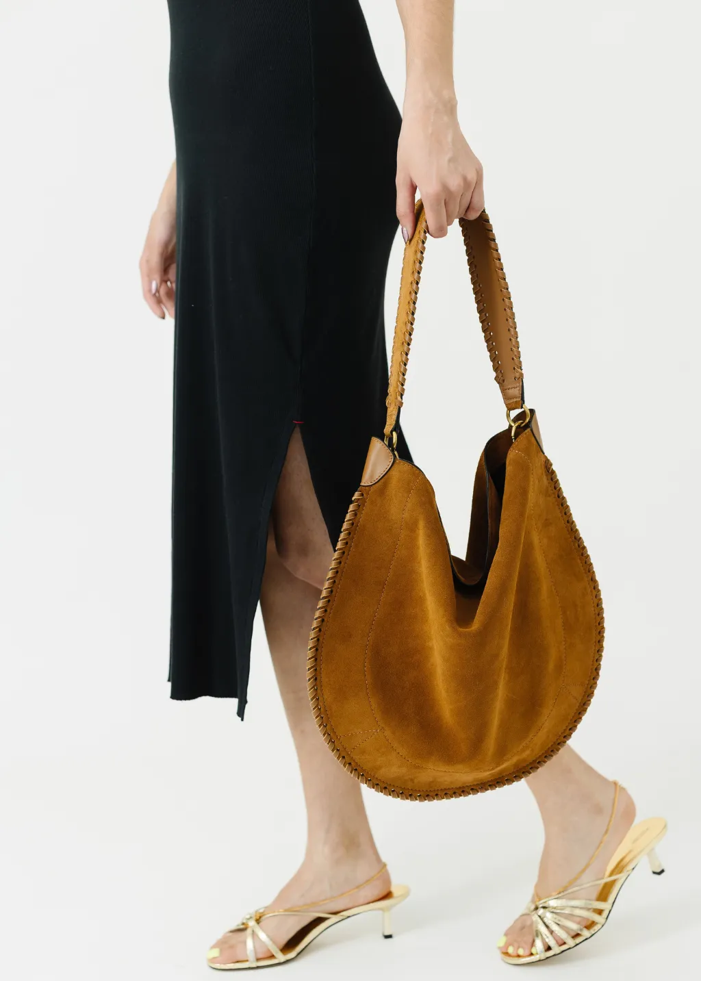 Isabel Marant Oskan Hobo Bag in Cognac