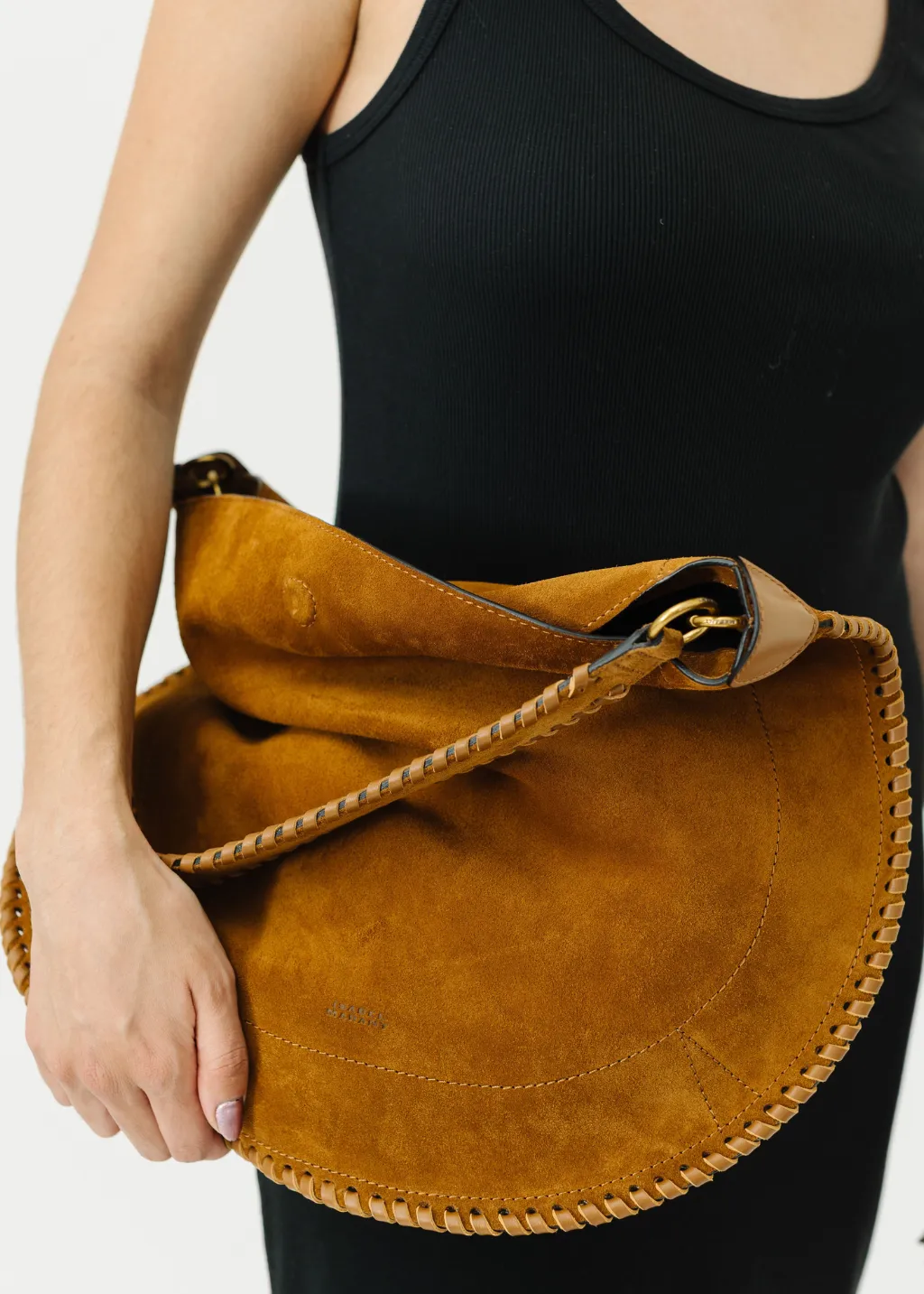 Isabel Marant Oskan Hobo Bag in Cognac