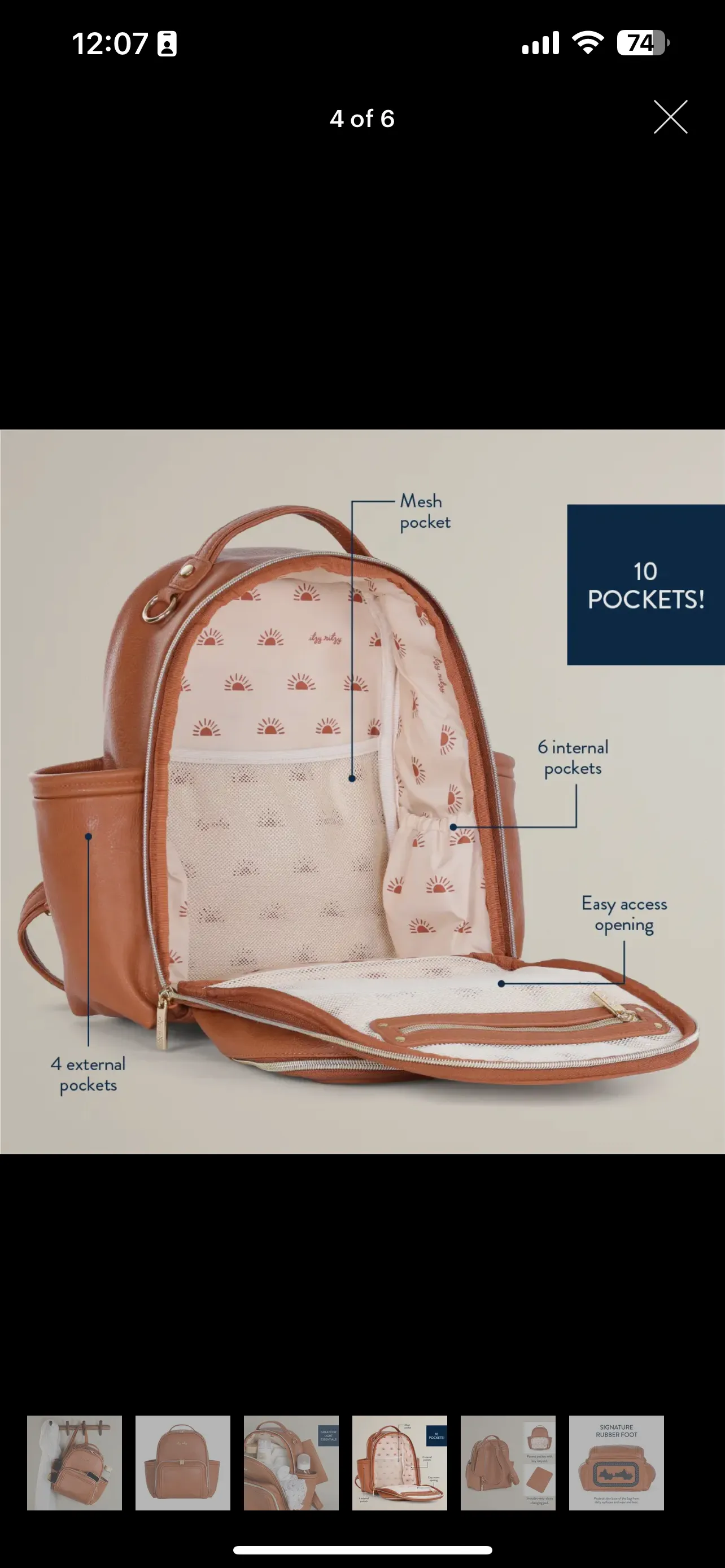 Itzy Mini Plus Diaper Bag